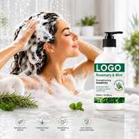 Shampooing 3 en 1 anti-chute de cheveux, anti-démangeaisons, fortifiant, formule à la biotine, au romarin et à la menthe, pour des cheveux plus sains et plus longs, pour tous les types, OEM/ODM