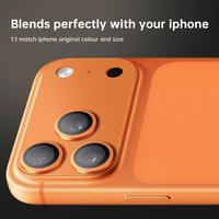 Anneau de protection d'objectif en verre trempé pour appareil photo en métal pour iPhone 17 Pro Max 17 Air, alliage noir, protection d'objectif