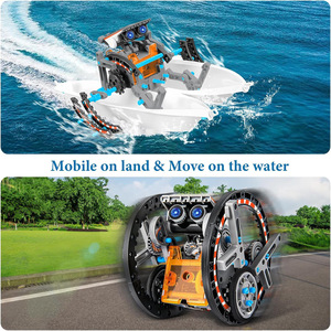 Kit de <span class=keywords><strong>robot</strong></span> solaire éducatif STEM 13-en-1, jouets de construction pour expériences scientifiques DIY, énergie verte, robotique pour enfants de 7 à 14 ans - Product Image 5