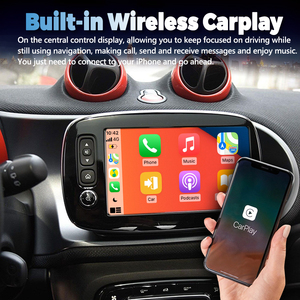 <span class=keywords><strong>Android</strong></span> 14 para Mercedes Benz Smart 453 Fortwo 2014 2015 2016-2020 Radio de coche reproductor Multimedia navegación GPS RDS estéreo Carplay - Product Image 6