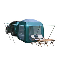 Tente de camping automatique à montage rapide pour extension de hayon de voiture, auvent pare-pluie et pare-soleil, double couche quatre saisons pour le camping
