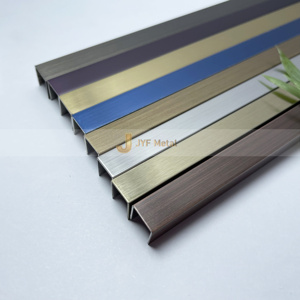 304 Grade Stainless Steel U Channel <b>Tile</b> Trim Durable Waterproof Customized <b>Tile</b> Edge for Apartment - Product Image 1