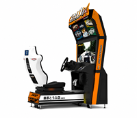 Simulateur de course automobile haute vitesse reconditionné en métal, équipement de jeu interactif pour centres de divertissement familial