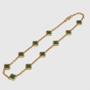 Inspire paslanmaz çelik erkek takı toptan oniks yonca taş kolye 5 renkler beyaz siyah mavi yeşil kırmızı için parti hediye - Product Image 3