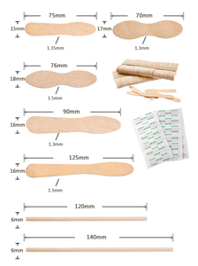 Bâtonnets de glace jetables de qualité supérieure 93 mm, taille personnalisée, bâtonnets en bois pour crème glacée, <span class=keywords><strong>prix</strong></span> d'usine, échantillon gratuit - Product Image 6