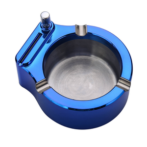 Cenicero <span class=keywords><strong>de</strong></span> Metal Retro, encendedor <span class=keywords><strong>de</strong></span> diez mil fósforos, Cenicero multifunción, gran regalo para padre, marido, novio - Product Image 1