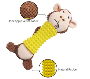 Juguete Educativo para Perros, Juguete de Peluche y Goma con Sonido, Juguete Interactivo para Perros Pequeños, Medianos y Grandes - Product Image 5