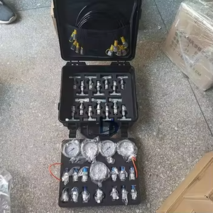 Kit de test hydraulique : 5 tuyaux de test, 5 manomètres, 13 raccords de test, 14 raccords en T - Product Image 4