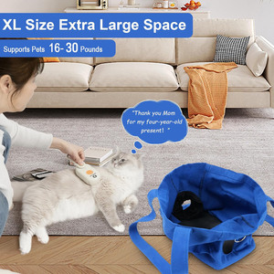 Muestra gratis negro plegable portátil pequeño perro viaje manos libres bolso de hombro mascota perro gato Sling Carrier mochila bolsa de transporte - Product Image 4