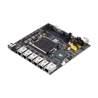 Qotom Thin itx x86 Routeur Carte Mère Pare-Feu 6 Intel I211-AT/I210-AT Gigabit LAN Ethernet Pfsense Carte Mère