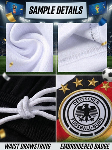 Conjunto de Uniforme de Fútbol Personalizado para Hombre, Sublimado Completo, Poliéster, Nombre y Número del Equipo Personalizados, Camiseta y Pantalones Cortos de Fútbol, Ropa Deportiva para Adultos - Product Image 4