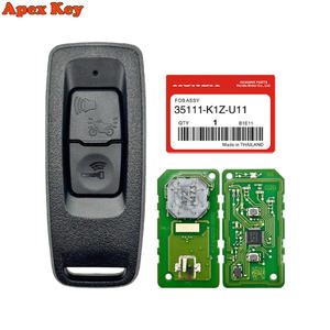 Llave Remota para Motocicleta PCX160 2021-2023, 2 Botones, 433.92MHz, Chip 47, FCCID 35111-K1Z-U11, Material ABS Negro, 3 Meses de Garantía - Product Image 1