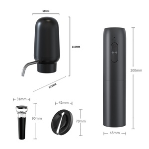 Sacacorchos Eléctrico Recargable, Abridor de Vino Eléctrico, Sacacorchos Eléctrico con Logotipo Personalizado, Set de Decantador de Vino Eléctrico - Product Image 4