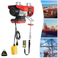 Mini palan électrique HGS B 500 220V PA500, mini palan électrique à câble, état neuf, mini treuil électrique en métal, type de sangle en câble métallique