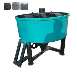 Best selling Wheel type mixing and rolling integrated machine vertical flat mouth coal charcoal powder roller mixer