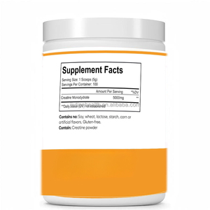 Créatine monohydrate en poudre OEM Premium 300g, complément alimentaire pour adultes, beauté et croissance musculaire, certifié Halal, emballage en bouteille - Product Image 6