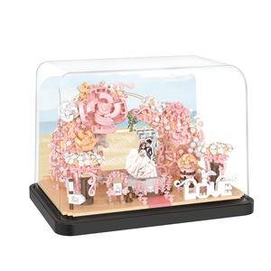 Bloques de Construcción de Boda, Figuras de Muñecas, Ensamblaje DIY, Ladrillos de Construcción de Plástico, Juego de Regalo para Parejas, Estilo de Juguete Modelo - Product Image 2