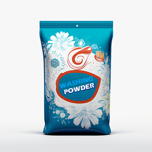 Custom Printed Back Sealing Pouch Laundry <strong>Omo</strong> Washing Powder <strong>Detergent</strong> Packaging Plastic Bag - Product Image 1