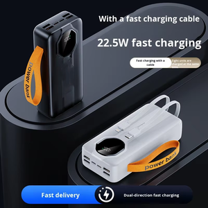 Popolare Prodotto per il Commercio Estero: Power Bank in Plastica da 30.000 mAh con Doppi Cavi di Ricarica, Batteria a Ricarica Rapida Bidirezionale da 22.5W - Product Image 4