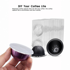 Película de aluminio desechable para café de 59/62 mm, película autoadhesiva para sellar cápsulas de café, paquete de 50 unidades - Product Image 4
