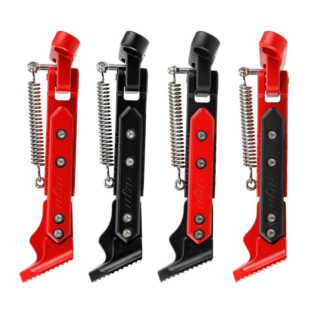 Lot De 4 Protections De Béquille En Silicone – Pour Trottinette électrique, Antidérapant, Couleur Rouge/noir/bleu/blanc, Installation Sans Outil