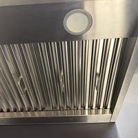 Extractor de humo para cocina de 36 pulgadas y 1000 m/h para el hogar, luces LED, control digital con pantalla táctil, filtro de deflector, acero inoxidable