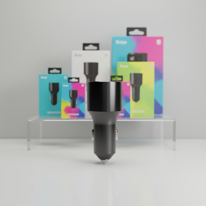 Chargeur de voiture rapide USB-C PD en alliage de zinc <span class=keywords><strong>Mentel</strong></span> 51W 55.5W pour téléphones mobiles S25/S24/S23/S22 Ultra - Product Image 6