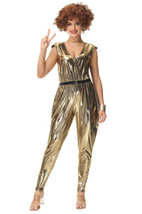 Conjunto <span class=keywords><strong>de</strong></span> Disfraz Disco Unisex, Estilo Hippie Retro <span class=keywords><strong>de</strong></span> <span class=keywords><strong>los</strong></span> <span class=keywords><strong>70</strong></span>, Top <span class=keywords><strong>y</strong></span> Pantalones <span class=keywords><strong>de</strong></span> Poliéster, Ropa <span class=keywords><strong>de</strong></span> Cosplay para Fiestas <span class=keywords><strong>de</strong></span> Halloween para Adultos - Product Image 5