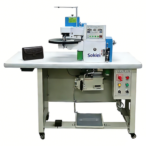 Macchina Automatica per Piegatura Bordi in Pelle e Tessuto con Sistema di Incollaggio, Doppia Funzione per Borse, Quaderni e Scarpe - Product Image 2