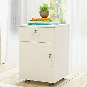 Meuble de bureau en bois, armoire d'activités à 3 tiroirs, meuble de rangement mobile, armoire à roulettes - Product Image 5