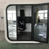 Cabine mobile élégante pour Pod familiale, espace de bureau, atelier et magasin, Certification CE