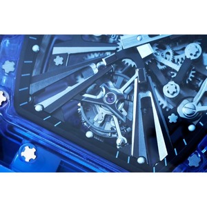 Reloj Mecánico Deportivo de Lujo Personalizado con Caja Transparente de Cristal de Zafiro de Primera Calidad, Esqueleto y Tourbillon para Hombres Exitosos - Product Image 4