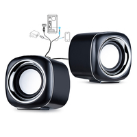Speaker Komputer Mini Speaker Berkabel USB Speaker Keras Suara Stereo 3D untuk Laptop PC