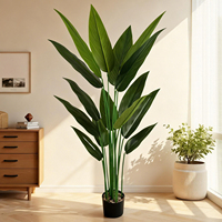 Neues Design Hochzeitsdekoration Künstliche Paradiesvögel im Topf Künstliche Bäume Blumenarrangements für Innen- und Außenbereich Raumdekoration