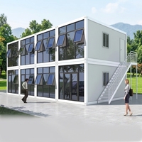 Maison préfabriquée moderne de 20 pieds, conteneur détachable et extensible, maison ignifuge A1, villa modulaire de luxe pour usage résidentiel et bureautique