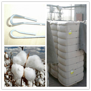 Tiges de fil d'<span class=keywords><strong>acier</strong></span> galvanisées à boucle unique pour l'emballage de <span class=keywords><strong>coton</strong></span> - Product Image 6