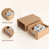 Boîte à pizza en carton laminé brillant pour l'emballage alimentaire