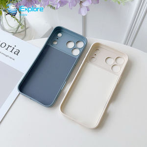 IExplore <span class=keywords><strong>Slik</strong></span> Touch TPU Silicone Straight Edge Design personnalisé Coque de téléphone pour 1 + xiaomi Redmi Note 14 iPhone 17 <span class=keywords><strong>Pro</strong></span> Max - Product Image 3