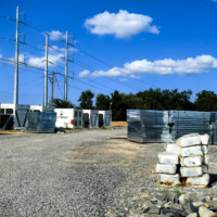 Conteneur de minage crypto Drolin Box 20 pieds à refroidissement par air 500 kW, ferme ASIC clé en main, système de ventilation à rideau humide, fournisseur