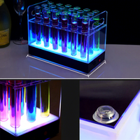 Support de Présentation Lumineux LED en Acrylique Personnalisé avec Logo, Plateau Lumineux pour Bouteilles et Boissons, Idéal pour KTV, Boîtes de Nuit et Bars - Vente Flash