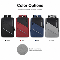 Nouveau Sac à Dos de Designer pour Ordinateur Portable, Sac à Dos d'Affaires en Nylon Noir avec Logo Personnalisé, Antivol, Sacs à Dos Scolaires Personnalisables