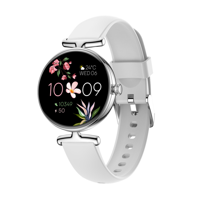 New V81 Women's AMOLED Smartwatch Heart Rate Monitoring for Calling Exercise Tracking Step Counting Sleep Monitoring