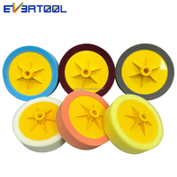 EVERTOOL Tampon De Polissage En Mousse Eponge Super March Prix 6 "Orange Rotary Machine Flat Polish pour Carrosserie