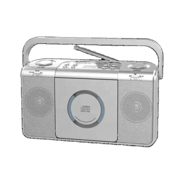 Xách tay AM/FM stereo đài phát thanh dọc CD Boombox