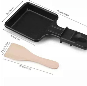 Spatula Pengikis Kayu Kecil Portabel untuk Wajan Telur Gulung dan Panci Mini - Product Image 1