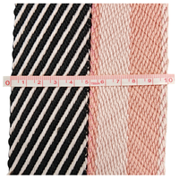 Ruban en acrylique sergé chevron de haute qualité, épaisseur 3 mm, pour vêtements, avec design personnalisé
