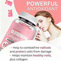 Gummies au collagène et glutathion saveur fraise, formule anti-âge éclaircissante pour la peau, naturelle, extra forte, complément alimentaire pour adultes