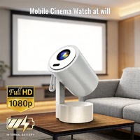 Projecteur de poche Z11 Pico Android 13 WiFi 720P avec décodage 4K 270° - Vente directe usine ° Mini projecteur vidéo LED rotatif pour cinéma maison
