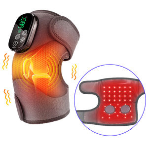 850nm 660nm ไร้สาย NIR เครื่องนวดสั่นสะเทือน, เครื่องนวดแบบใช้ความร้อนนวดข้อศอกบริเวณไหล่และหัวเข่าบำบัดด้วยแสงสีแดง - Product Image 1