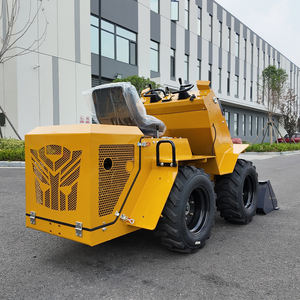 무료 배송 저렴한 새로운 소형 미니 소형 정원 로더 휠/트랙 미니 스키드 스티어 로더 - Product Image 4